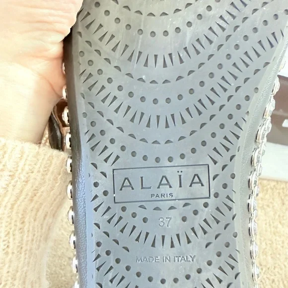 Alaia crystal embellished flats - Picture 3 of 5